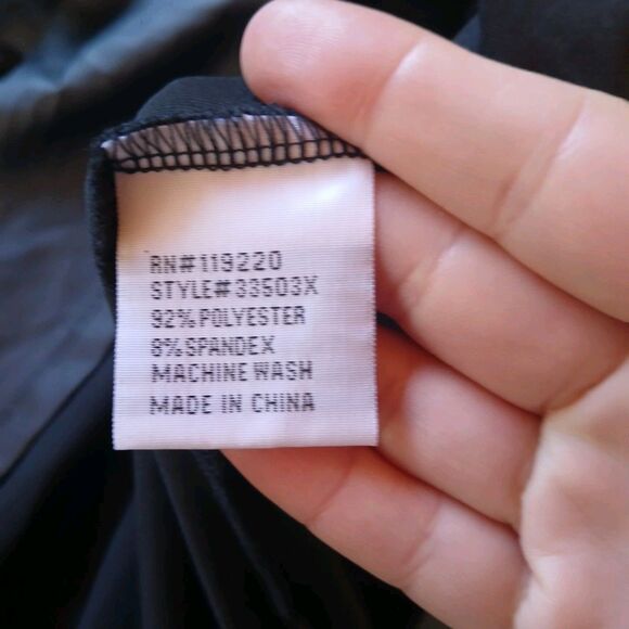 Love 83 Sleeveless Long Vest Womens XL Black Theatrical Circus Aesthetic - Picture 9 of 10